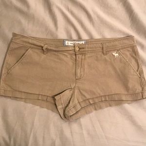 Khaki Abercrombie Shorts